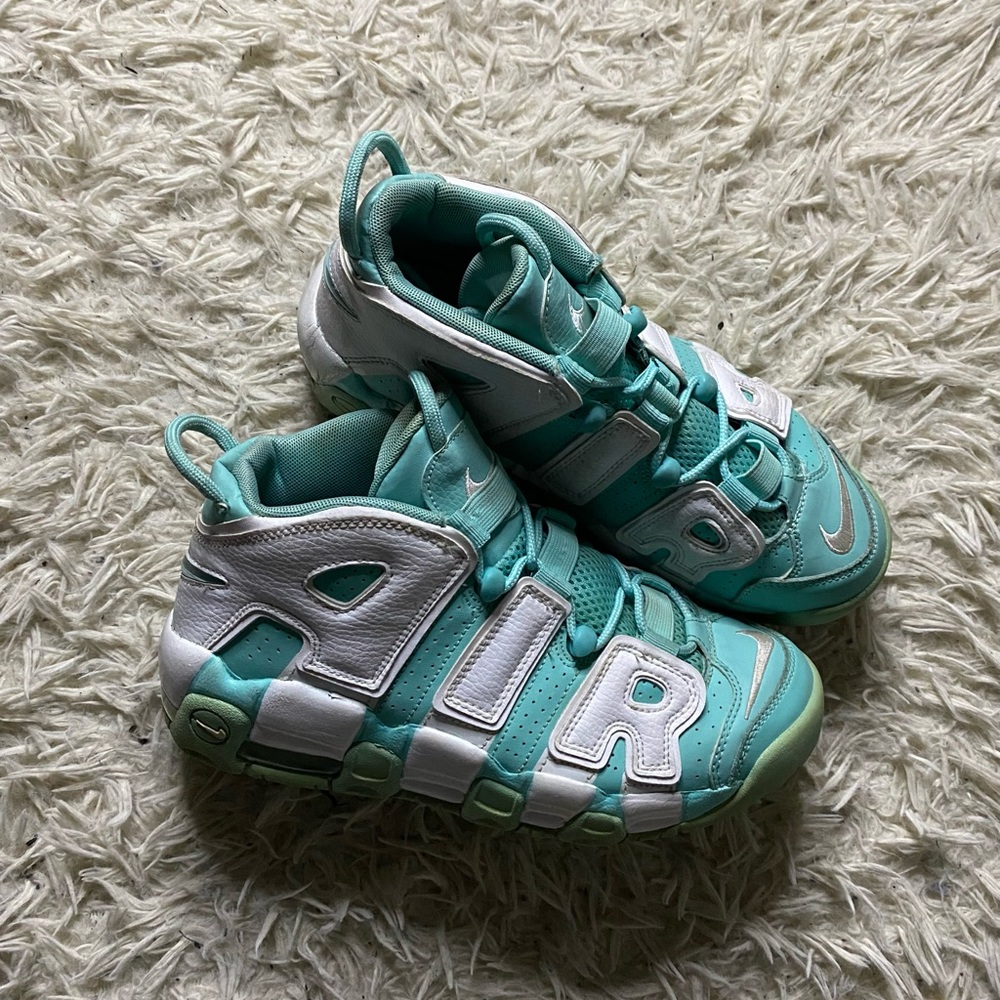 Nike air uptempo island green Sz 6